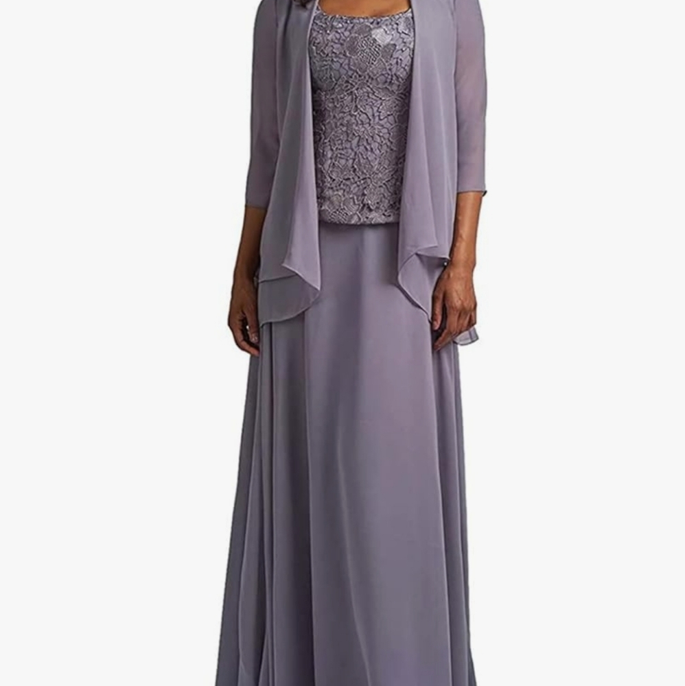 Mother of The Bride Dresses Long w/Jacket Elegant Mother of The Groom Formal